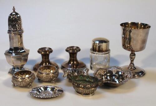 Various silver and plate