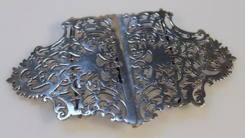 A George VI silver nurses buckle