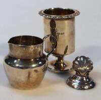 Various Victorian and later silver