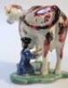 A Yorkshire prattware cow creamer - 3