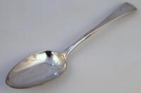 A George III silver tablespoon