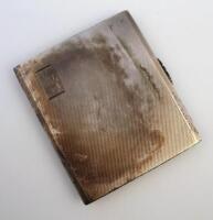 A George V silver cigarette case