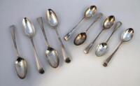 Georgian and later silver flatware