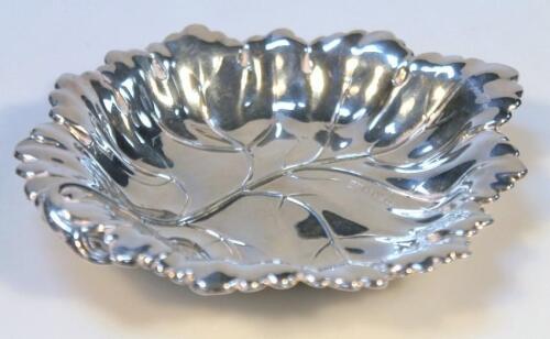 An Elizabeth II silver dish