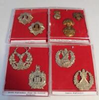 Various Army cap badges