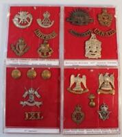 Various Army cap badges