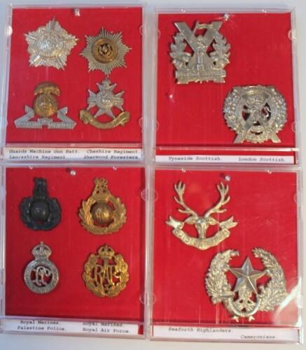 Various Army cap badges