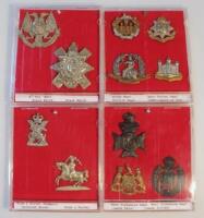 Various Army cap badges