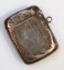 An George V silver vesta case - 2