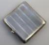 An Edwardian silver cigarette case - 2