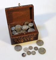 Various pre-decimal coins