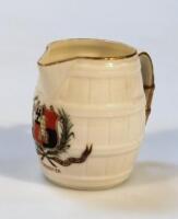 A Royal Worcester Worcester crest jug