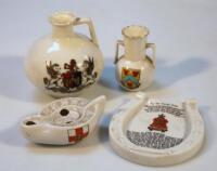 Various Goss crested china