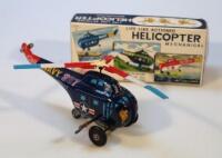 A Straco tin plate helicopter