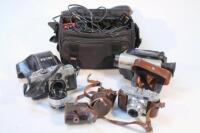 Various cameras and accessories