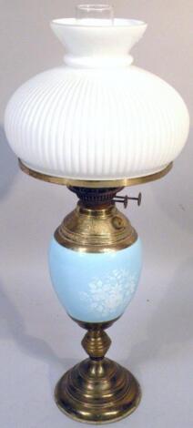 An oil lamp