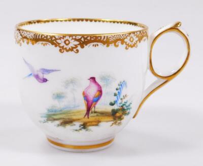 An early 19thC Coalport porcelain cup and saucer - 4