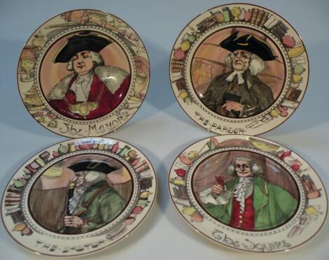 Various Royal Doulton seriesware plates