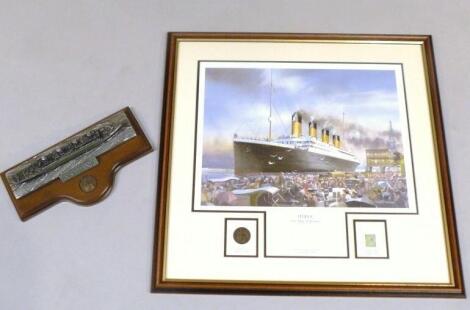 After Timothy O'Brien (20thC). Titanic The Ship Of Dreams print