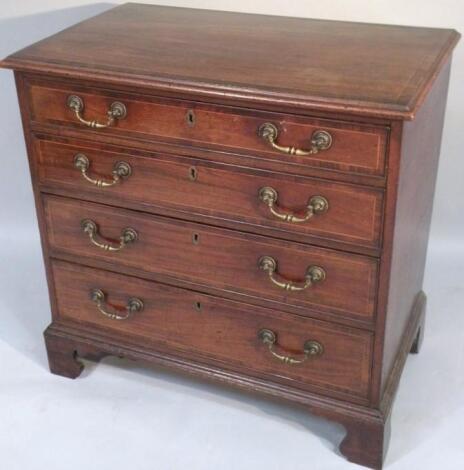 A George III mahogany chest