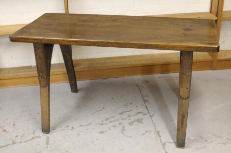 An oak stained table