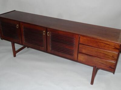 A mid 20thC A H McIntosh & Co Ltd rosewood dining suite - 4