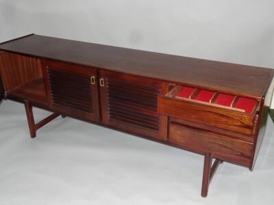 A mid 20thC A H McIntosh & Co Ltd rosewood dining suite - 5