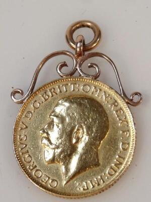 A George V full gold sovereign