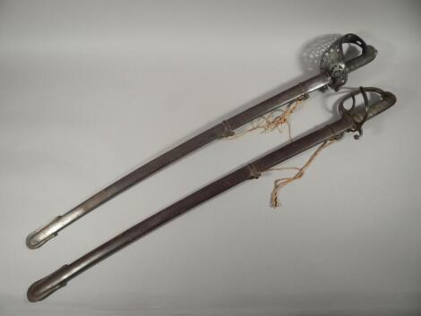 Two 19thC cavalry swords