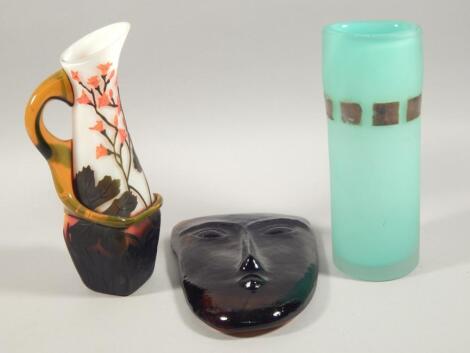 Three items of Art Glass