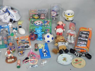 A large quantity of football related items - 3