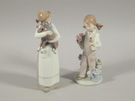 Two Lladro figures