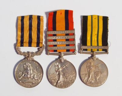 An interestingly constructed Victorian and Edwardian medal trio - 2