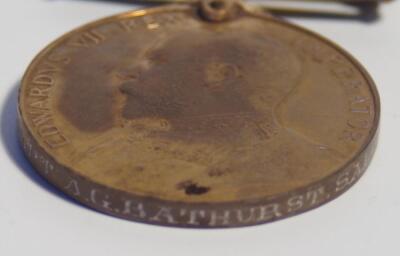 An interestingly constructed Victorian and Edwardian medal trio - 5
