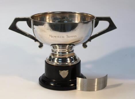 A George V silver trophy