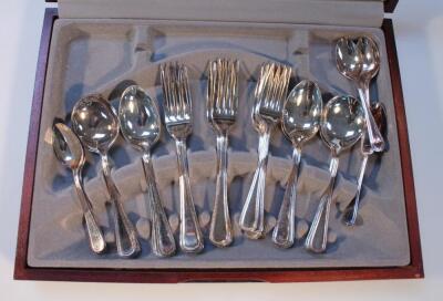 A canteen of silver plated cutlery - 3