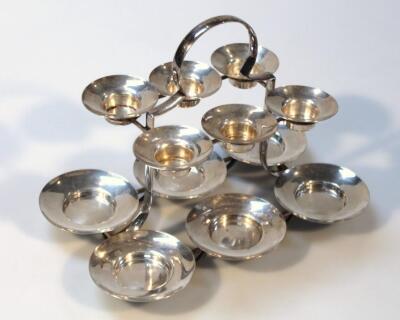 An Edwardian silver plated condiment dish - 2