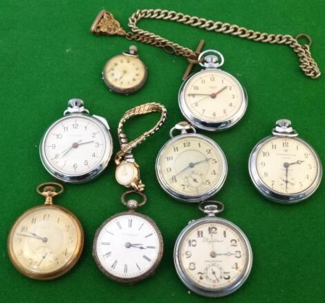Various pocket watches