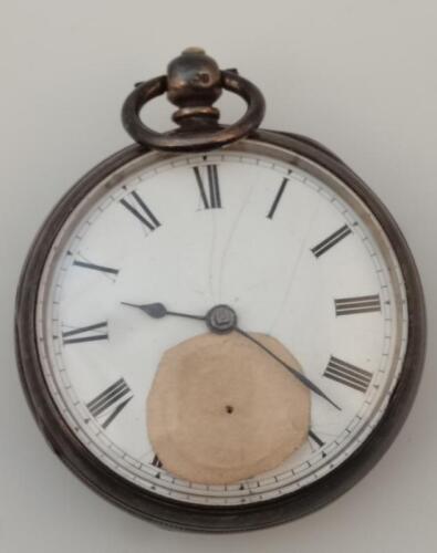 A George V silver open face pocket watch