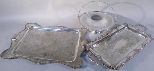 Various early 20thC silver and later silver plate