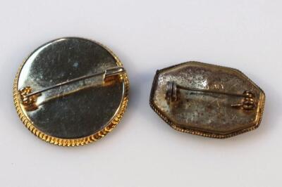 Various 20thC Italian micro mosaic brooches - 3