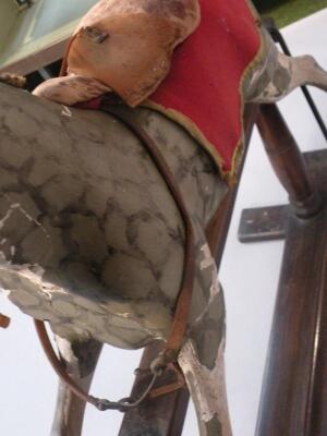 A late Victorian painted rocking horse - 3