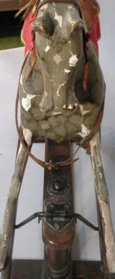 A late Victorian painted rocking horse - 4