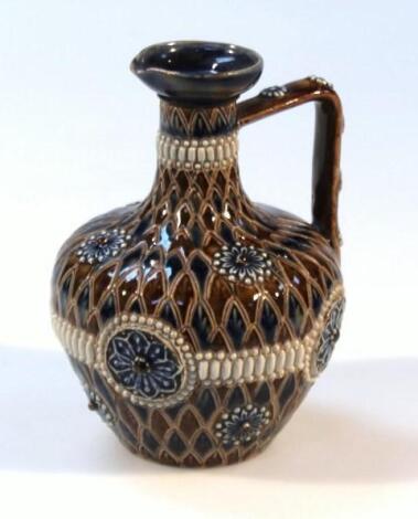 An early 20thC Doulton Lambeth stoneware ewer