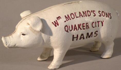 *A standing pig bank