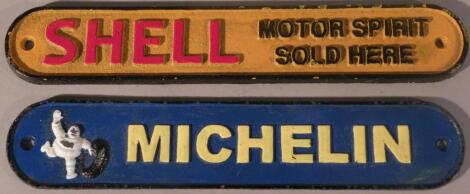 *Shell & Michelin signs