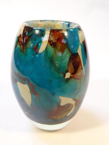 A 20thC Mdina glass vase