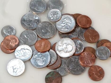 Various American coins