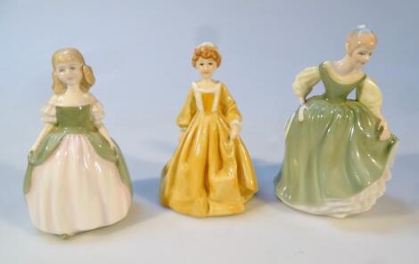 Various Royal Doulton and Royal Worcester figures