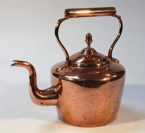 An early 20thC copper kettle